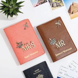 Personalized Mr. And Mrs. Passport Cover - Set Of 2-image-14