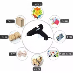 CRAFTYGUN 40 W Trigger Feed Hot Glue Gun Black with 3 Stick, FD-40 W image 3