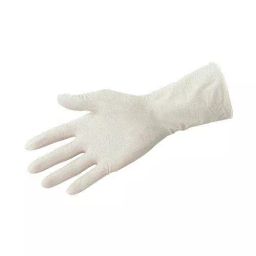 DEXLAB Hand Gloves Powdered Latex White Size L, AMA005 (Pack of 100 Pcs)-43
