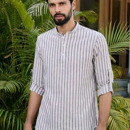 See Designs Men Thread Work Kurta-picture-37