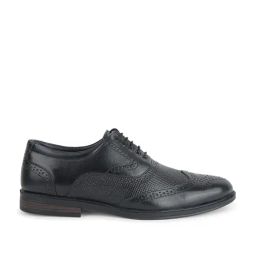 Fortune by Liberty Men's HOL-125E Black Brogue Shoes-picture-19