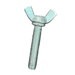 Mec Size M6x40 mm Wing Butterfly Bolt Screw Silver, MEC0014 (Pack of 8 Pcs) image 3