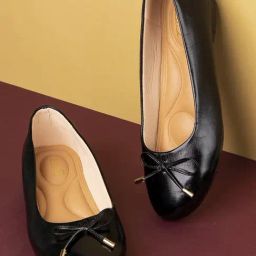 Inc.5 Women's Black Flat Ballets-image-55