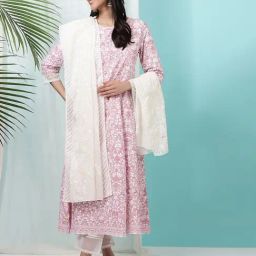 W White Printed Dupatta-picture-13