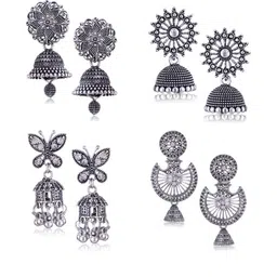 DIVASTRI Silver-Plated Alloy Earrings-35