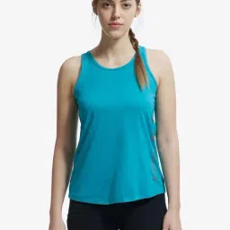 Jockey Turquoise Textured Tank Top-picture-0