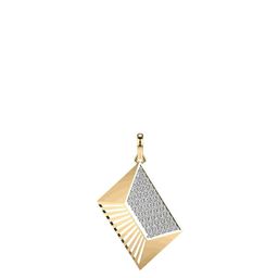 VALANOVA 14K Yellow Gold Certified 0.43Ct Lab Grown Diamond Pendant-image-109