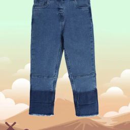 MINIKLUB Kids Blue Ombre Denim Pants-image-79