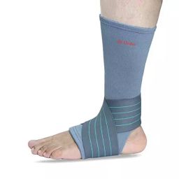 Dr. Ortho Grey Ankle Binder with Elastic Strap DSDRANKLBDR image 2