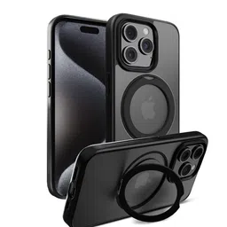 DailyObjects Solid Halo 2.0 MagSafe iPhone 13 Pro Back Case With Rotatable Stand image 4