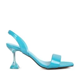 London Rag Women's Blue Sling Back Sandals-image-50