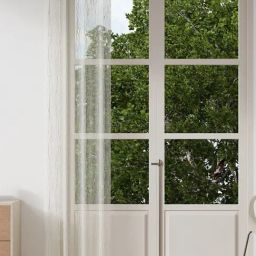 Ddecor Live Beautiful White Polyester 7 ft Door Curtain-picture-40