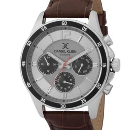 Daniel Klein Exclusive Unisex Dial & Leather Straps Analogue Watch DK.1.13973-5-image-49