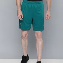 Puma Men Green Self-design Mid-Rise Manchester City Replica Football Shorts-image-96
