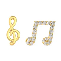 Joyalukkas 22 kt Gold Mismatch Earrings-image-7