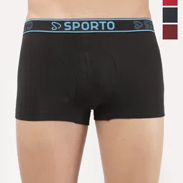 Sporto by Macho Men Pack Of 4 Short Trunks-picture-25
