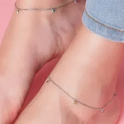 Multi Colour Drops Rhodium-image-5