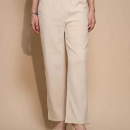 Global Republic Beige Elasticated Trousers-image-83