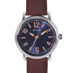 GUESS Men Leather Straps Analogue Watch U1410G1M-55