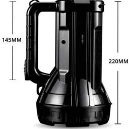 CINEFX DP-7320 Rechargeable Bright Led Torch Light Laser Long Range High Power Search Light Kisan Rechargable Emergency Lights(Black) image 5