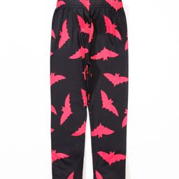 Kookie Kids Full Length Bat Print Leggings - Black Pink-image-128