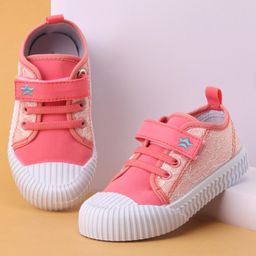 Cute Walk by Babyhug Casual Shoes with Velcro Closure - Pink-image-57