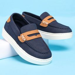 Pine Kids Slip On Casual Shoes - Navy Blue-image-107
