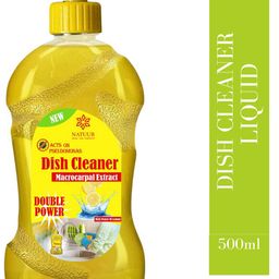 Natuur - Dish Cleaner - Lemon - Sparkling dish cleaning , gentle on hands - 500ml-16