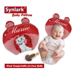 Synlark Neck Support Pillow for Head Shaping with Mustard Seeds 0-24 Months - Red-picture-27