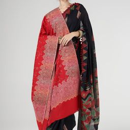 PASHMAL INDIA PRIVATE LIMITED Women Floral Woven Design Shawl-image-46