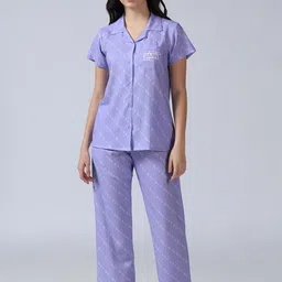 House of Comfort Women Printed Night suit-image-48