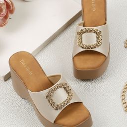 Flat n Heels Wedge Open Toe Sandals-18