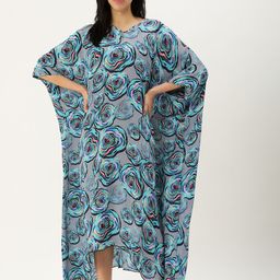Clt.s Printed Kaftan Maxi Nightdress-image-57