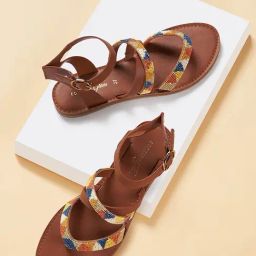 Forever Glam by Pantaloons Women's Multicolor Ankle Strap Sandals-picture-22