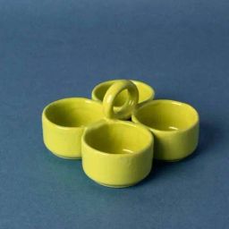 Freedom Tree Astral Green Solid Handcrafted Ceramic Spice Set-11