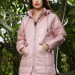 Campus Sutra Pink Regular Fit Jacket-picture-19