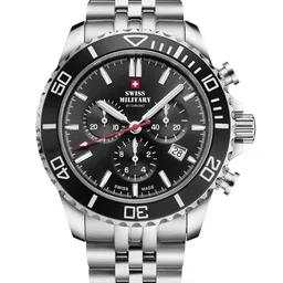 Swiss Military by Chrono Men Stainless Steel Bracelet Style Analogue Watch SM34103.01-picture-44