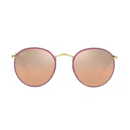 Ray-Ban 0RB3447JM Silver & Pink Round Sunglasses - 50 mm-31