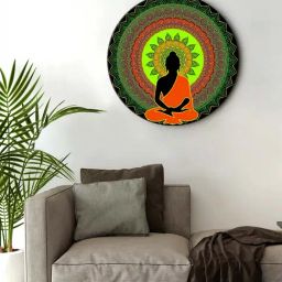 999Store Green & Orange MDF Wall Art Painting - Set of 1-image-62