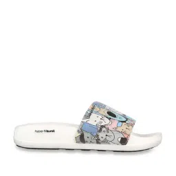 Skechers Women's HYPER SLIDE - PAWSOME White Multi Sports Slippers-13