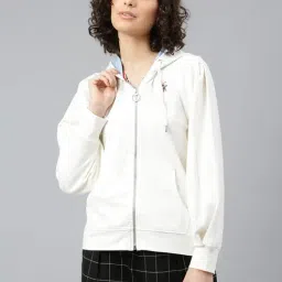 Beverly Hills Polo Club Off-White Hooded Jacket-27
