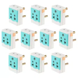 Cona 2231 6A/240V Multi 3 Pin Multi-plug Pack of 10-35