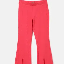 United Colors of Benetton Kids Red Solid Trousers-picture-27