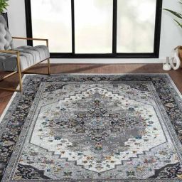 Obsessions Grey Classic Machine Made Carpet - Medium-37