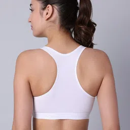 Sillysally Pack Of 2 Full Coverage Non Padded Workout Bra with All Day Comfort image 4