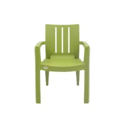 Supreme Kent Texture Plastic Mehndi Green With Arms Chair (Pack of 2)-image-17