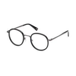 Web Eyewear Black Round Eye Frames for Men-48