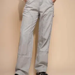 Global Republic Grey Regular Fit Low Rise Jeans-image-49