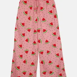 Kiddopanti Girls Pink Printed Pyjamas-picture-24