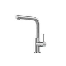 Hekken Sink Cock With Shower Pull Out Italio Series Chrome Finish Stainless Steel Deck Mount, hék-Italio-7004SP-image-47
